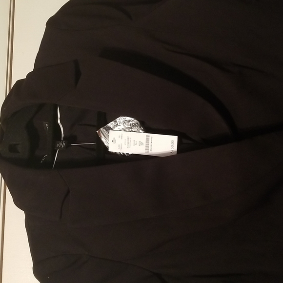 New White House Black Market Blazer Black All Season Suit Jacket Regular Petite - Picture 5 of 9